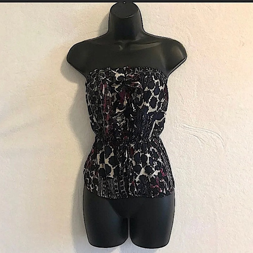 Tophouse Stretchy Floral Top~S